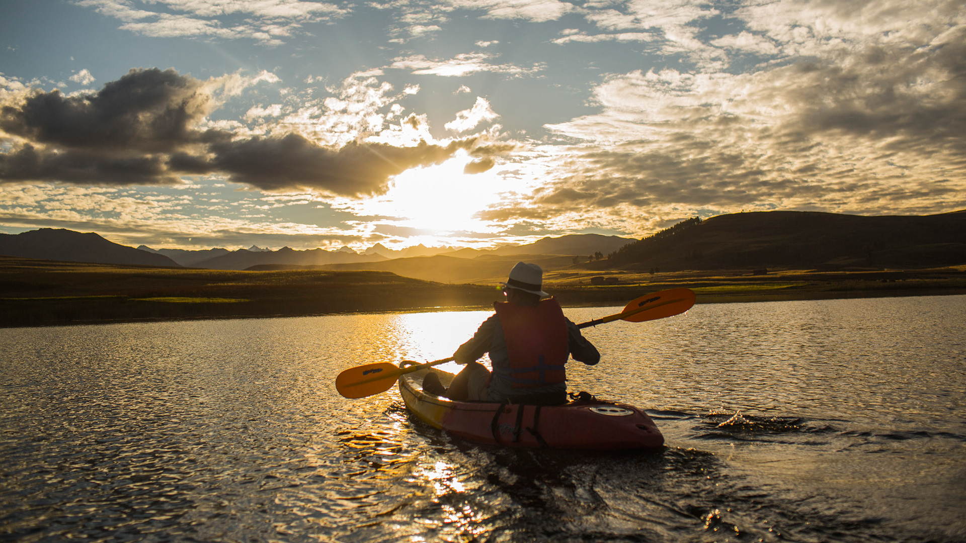 Kayak en Laguna Huaypo